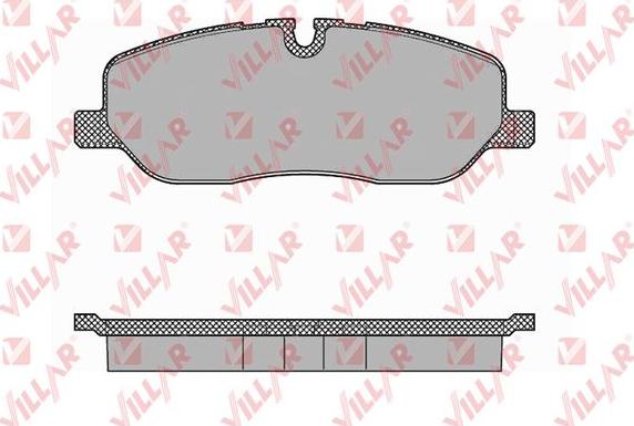 Villar 626.1360 - Тормозные колодки, дисковые, комплект autosila-amz.com