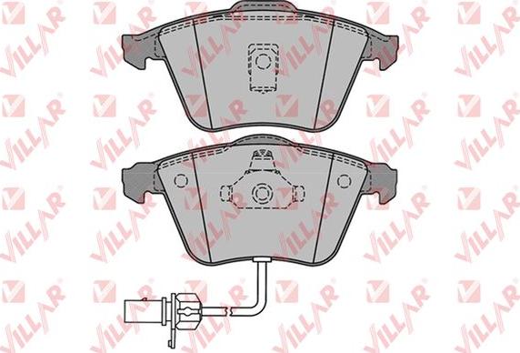 Villar 626.1230 - Тормозные колодки, дисковые, комплект autosila-amz.com