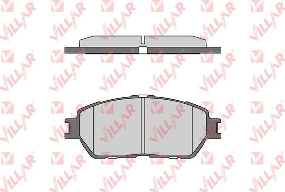 Villar 626.1792 - Тормозные колодки, дисковые, комплект autosila-amz.com