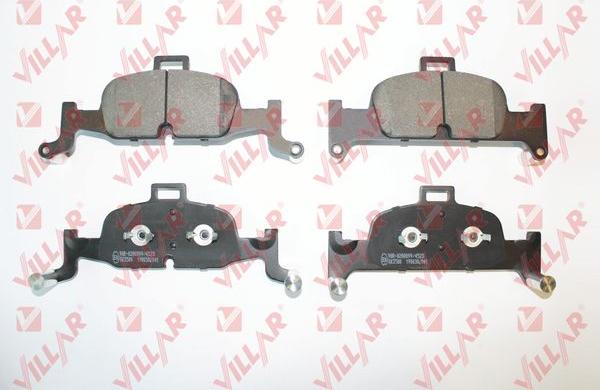 Villar 626.2041 - Тормозные колодки, дисковые, комплект autosila-amz.com