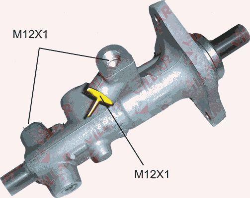 Villar 621.2474 - Главный тормозной цилиндр autosila-amz.com