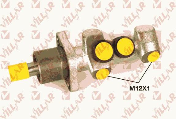 Villar 621.2662 - Главный тормозной цилиндр autosila-amz.com