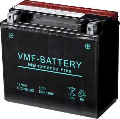 VMF 51801 - Стартерная аккумуляторная батарея, АКБ autosila-amz.com
