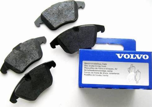 Volvo 30793857 - Тормозные колодки, дисковые, комплект autosila-amz.com