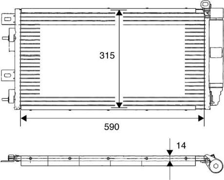 Waeco 8880400258 - Конденсатор кондиционера autosila-amz.com