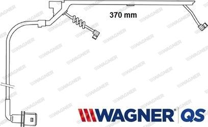 Wagner 587040W - Сигнализатор, износ тормозных колодок autosila-amz.com
