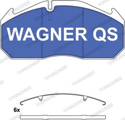 Wagner 2903004950 - Тормозные колодки, дисковые, комплект autosila-amz.com