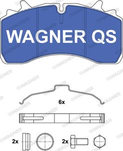 Wagner 2916204950 - Тормозные колодки, дисковые, комплект autosila-amz.com