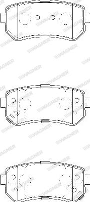 Wagner WBP24949A - Тормозные колодки, дисковые, комплект autosila-amz.com