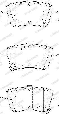 Wagner WBP24664A - Тормозные колодки, дисковые, комплект autosila-amz.com