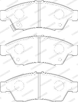 Wagner WBP23817A - Wagner lv pads autosila-amz.com