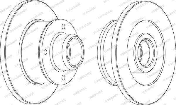 Wagner WGR0137-1 - Wagner lv disc single autosila-amz.com