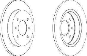 KNECHT KT5327 - Тормозной диск autosila-amz.com