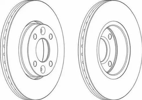 Trialli DF185101 - ДИСК ТОРМОЗНОЙ VW TRANSPORTER V,MULTIVAN V ПЕРЕДНИЙ (TRIALLI) DF185101 autosila-amz.com