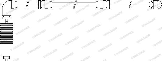 Wagner WWI283 - Сигнализатор, износ тормозных колодок autosila-amz.com