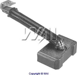 WAI 68-8208-1 - Угольная щетка, стартер autosila-amz.com