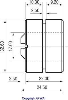 WAI 28-91851 - Контактное кольцо, генератор autosila-amz.com