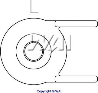 WAI IB231 - Transpo регулятор напряжения генератора Fiat Mercedes Opel Saab autosila-amz.com