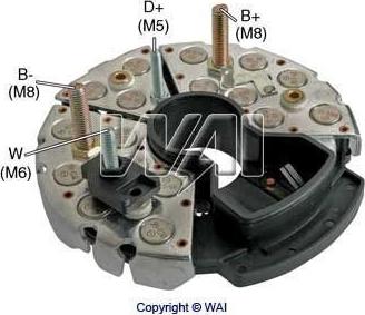 WAI IBR547 - Выпрямитель, диодный мост, генератор autosila-amz.com