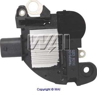 WAI IX138 - Регулятор напряжения, генератор autosila-amz.com