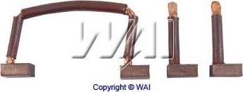 WAI JSX31-32 - Угольная щетка, стартер autosila-amz.com