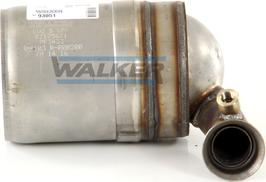 Walker 93051 - Сажевый / частичный фильтр, система выхлопа ОГ autosila-amz.com