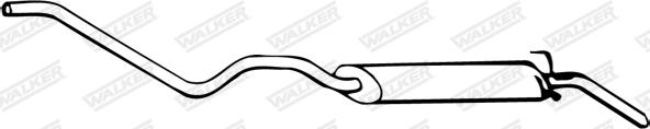 Walker 05592 - Глушитель выхлопных газов, конечный autosila-amz.com