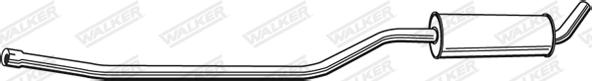 Walker 06402 - Средний глушитель выхлопных газов autosila-amz.com