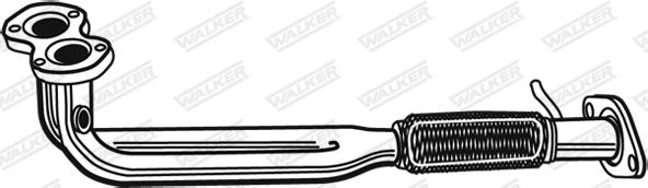 Walker 06046 - Труба выхлопного газа autosila-amz.com