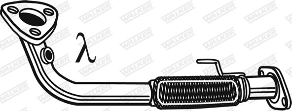 Walker 06064 - Труба выхлопного газа autosila-amz.com