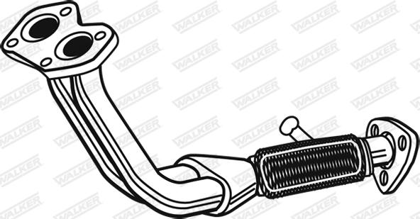 Walker 06039 - Труба выхлопного газа autosila-amz.com