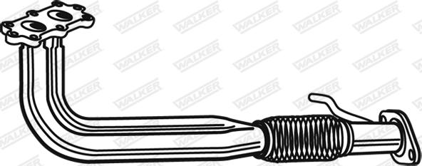 Walker 06036 - Труба выхлопного газа autosila-amz.com