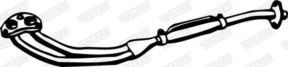 Walker 08841 - Труба выхлопного газа autosila-amz.com