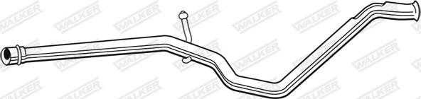 Walker 08214 - Труба выхлопного газа autosila-amz.com