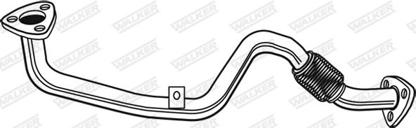 Walker 02911 - Труба выхлопного газа autosila-amz.com