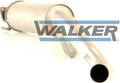Walker 19959 - Средний глушитель выхлопных газов autosila-amz.com