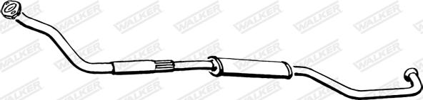 Walker 15431 - Предглушитель выхлопных газов autosila-amz.com