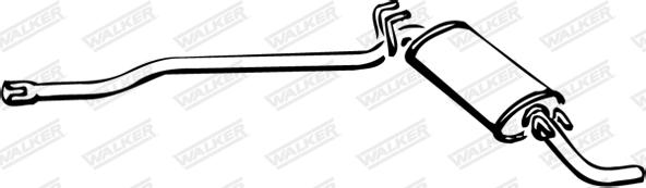 Walker 15162 - Глушитель выхлопных газов, конечный autosila-amz.com