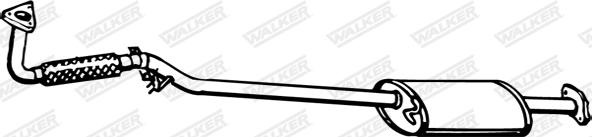Walker 15719 - Предглушитель выхлопных газов autosila-amz.com