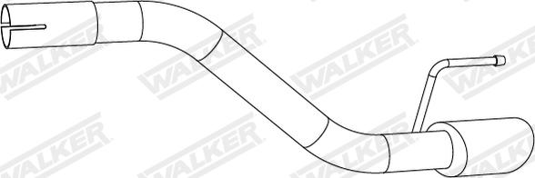 Walker 10924 - Труба выхлопного газа autosila-amz.com