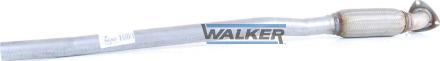 Walker 10417 - Труба глушителя ! L1020, 63, без навесных частей \OPEL CORSA C 1.2 00>09, COR autosila-amz.com