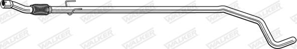 Walker 10608 - Труба выхлопного газа autosila-amz.com