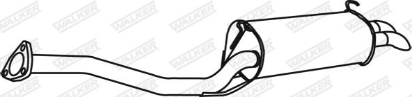 Walker 18900 - Глушитель выхлопных газов, конечный autosila-amz.com