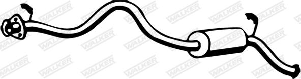 Walker 13151 - Глушитель выхлопных газов, конечный autosila-amz.com