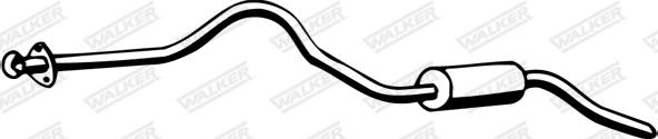 Walker 13391 - Глушитель выхлопных газов, конечный autosila-amz.com