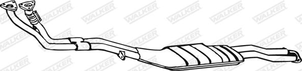 Walker 17504 - Средний глушитель выхлопных газов autosila-amz.com