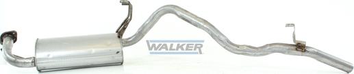 Walker 17578 - Глушитель выхлопных газов, конечный autosila-amz.com