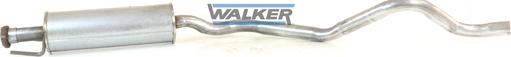 Walker 17348 - Средний глушитель выхлопных газов autosila-amz.com