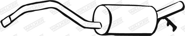 Walker 17716 - Глушитель выхлопных газов, конечный autosila-amz.com