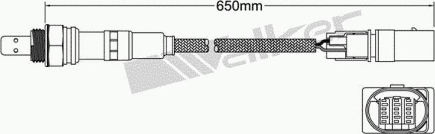 Walker 250-25017 - Лямбда-зонд, датчик кислорода autosila-amz.com